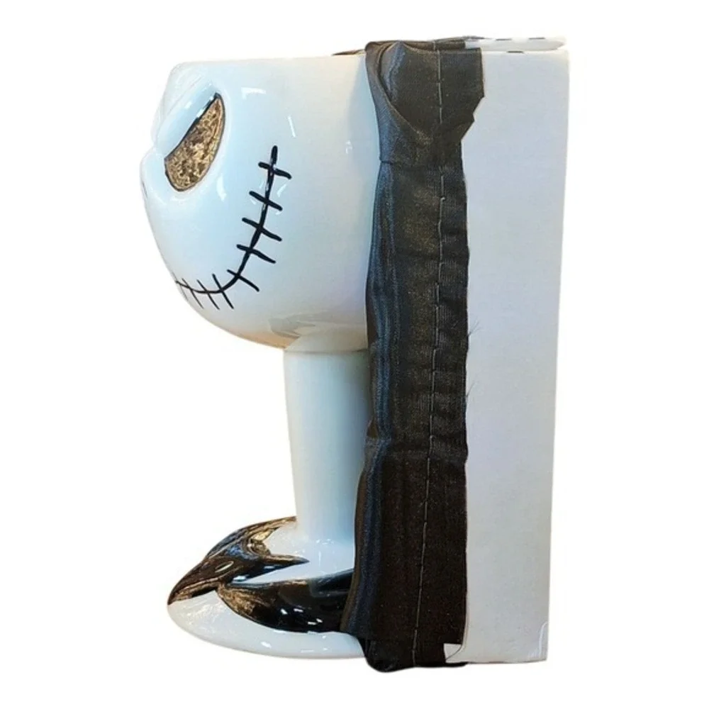Rare Tim Burton Nightmare Before Christmas Jack Skellington Ceramic Goblet‎